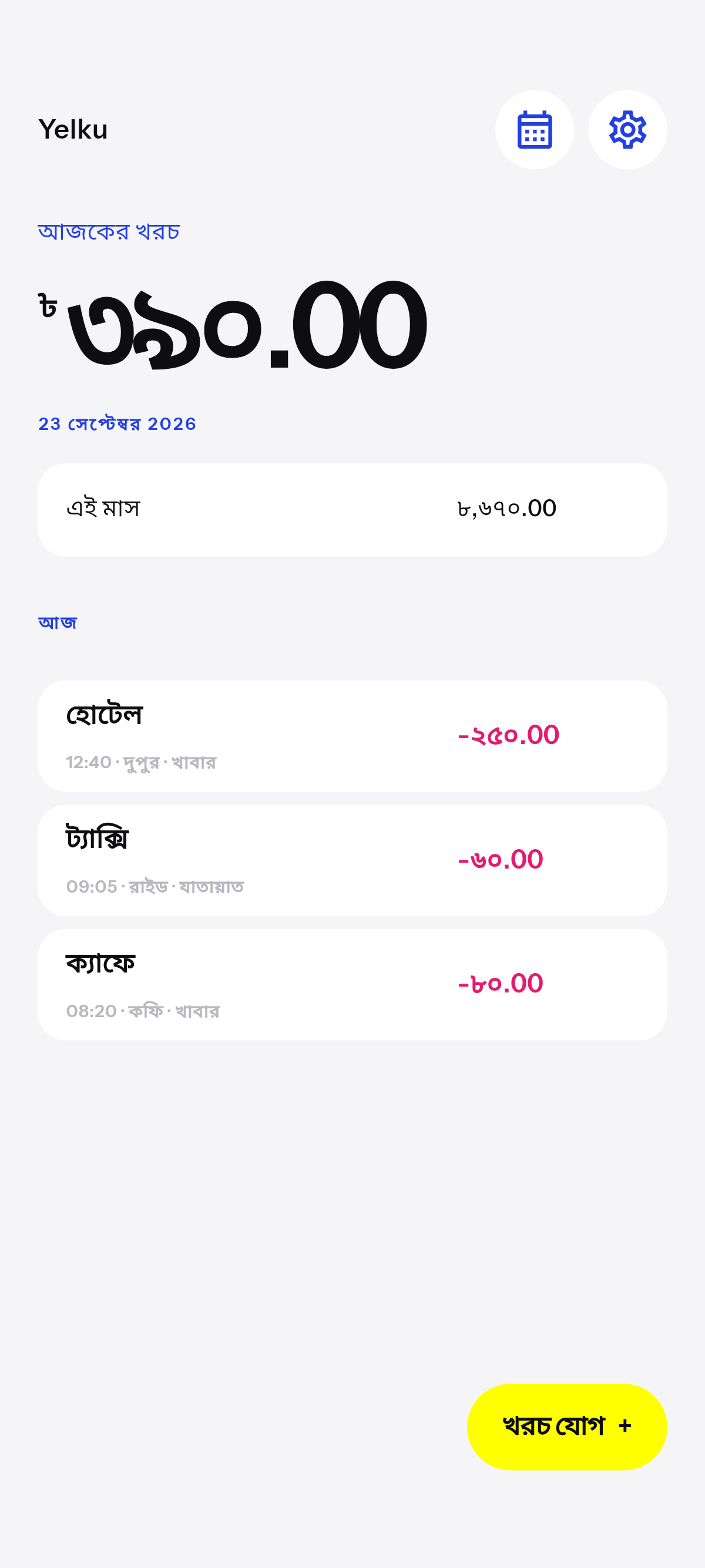 শুধু খরচ