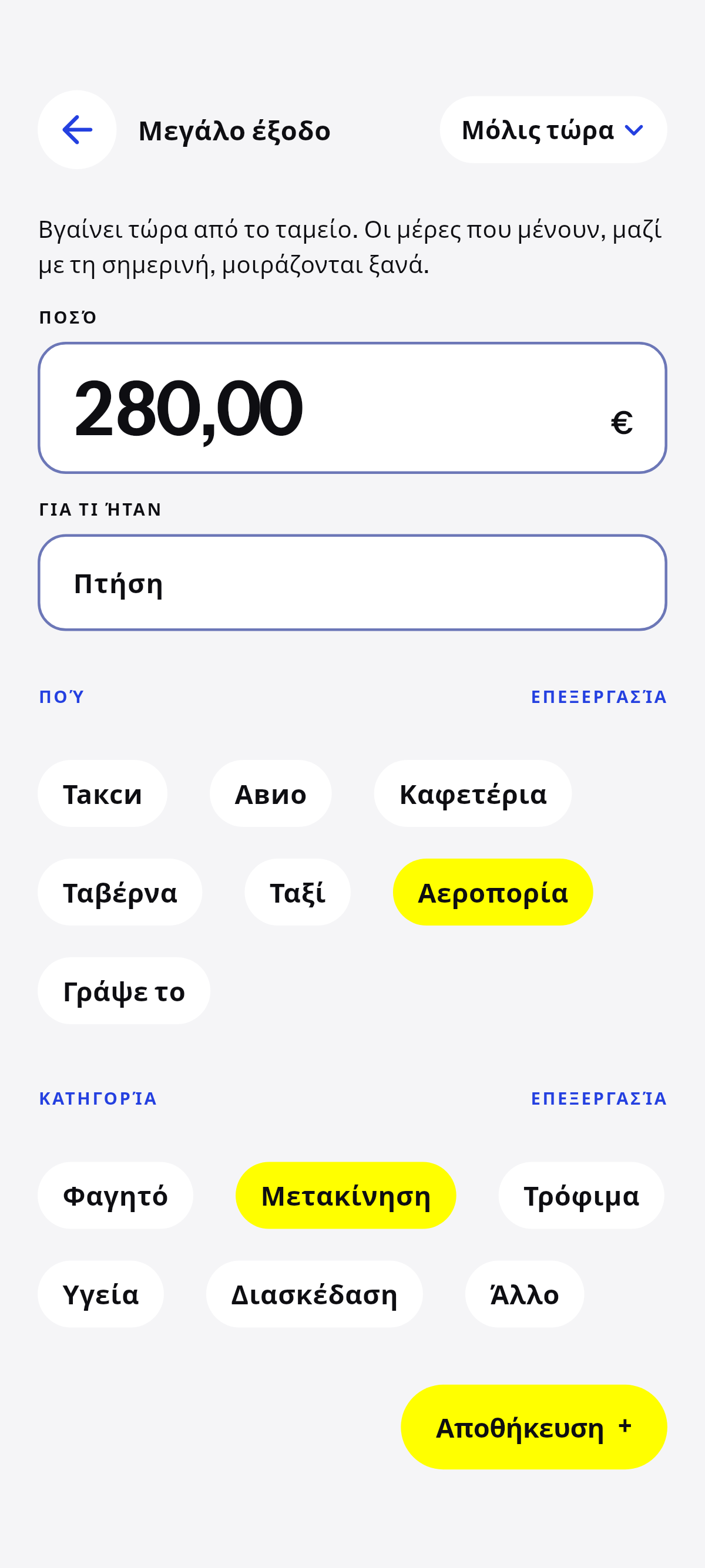Ό,τι δεν είναι συνηθισμένο βγαίνει από το ταμείο τώρα.