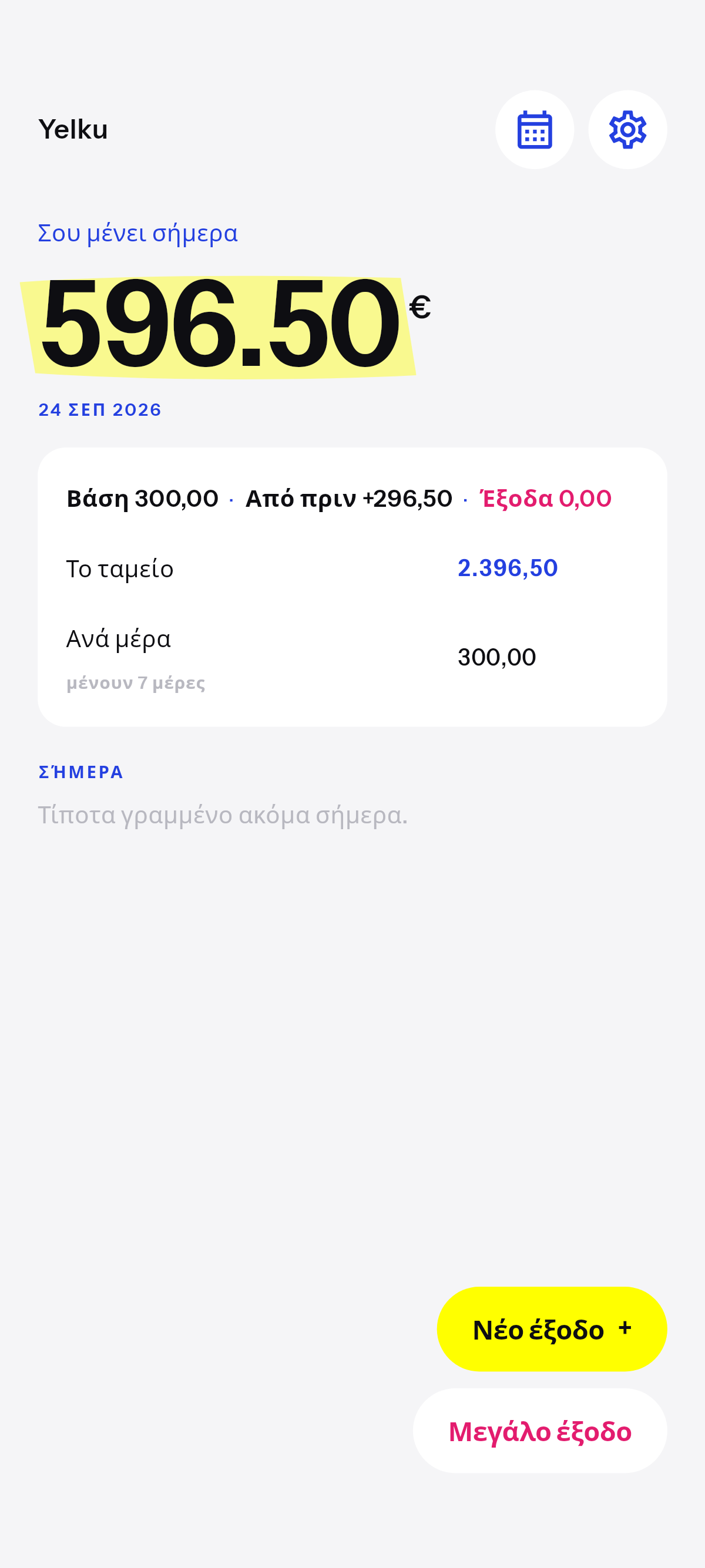 Ό,τι μένει πάει αύριο. Το κενό κλείνει τη νύχτα.