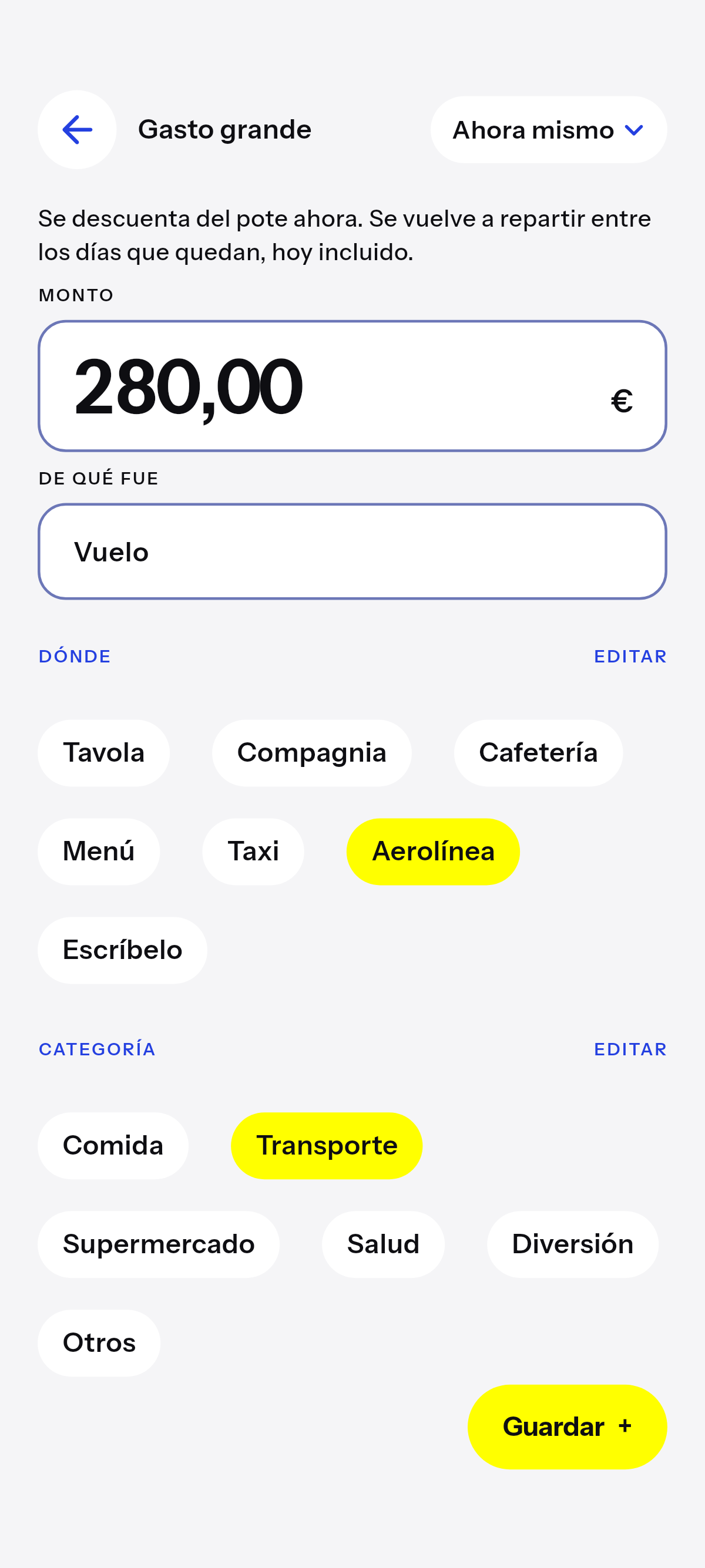 Lo fuera de lo normal sale del pote ahora.