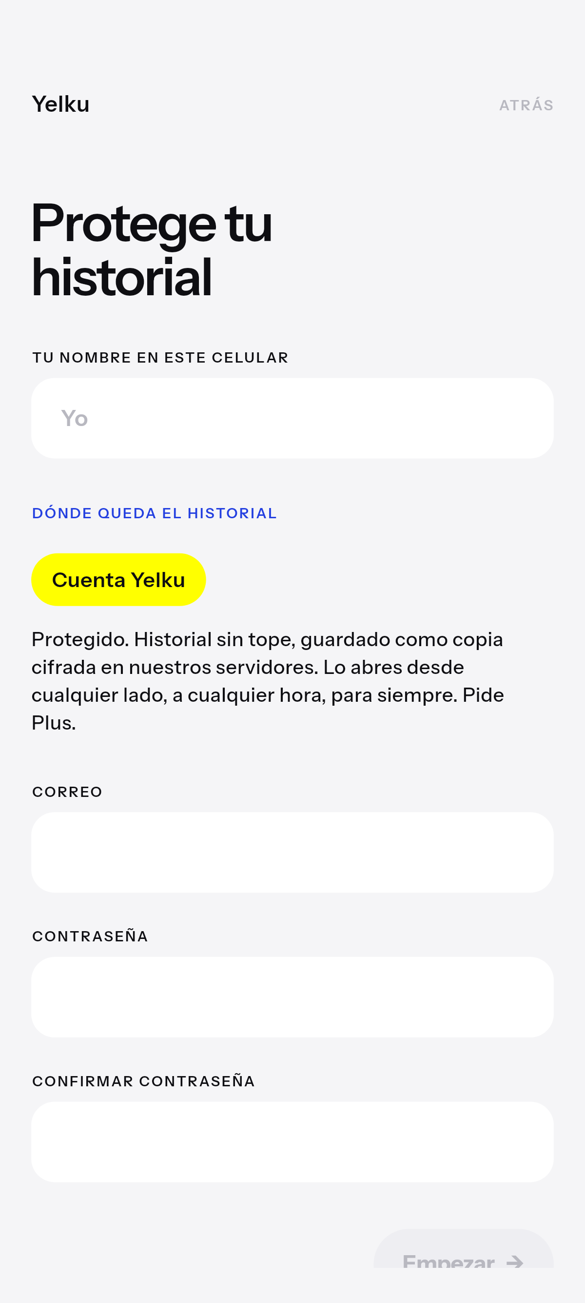 Un celular nuevo