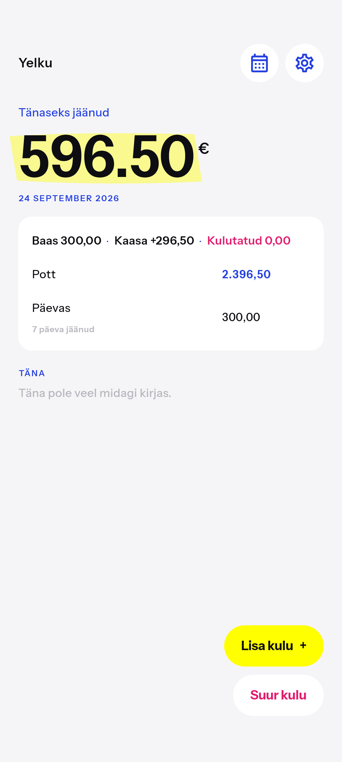 Mis üle jääb, läheb edasi. Miinus klaarib ööga.