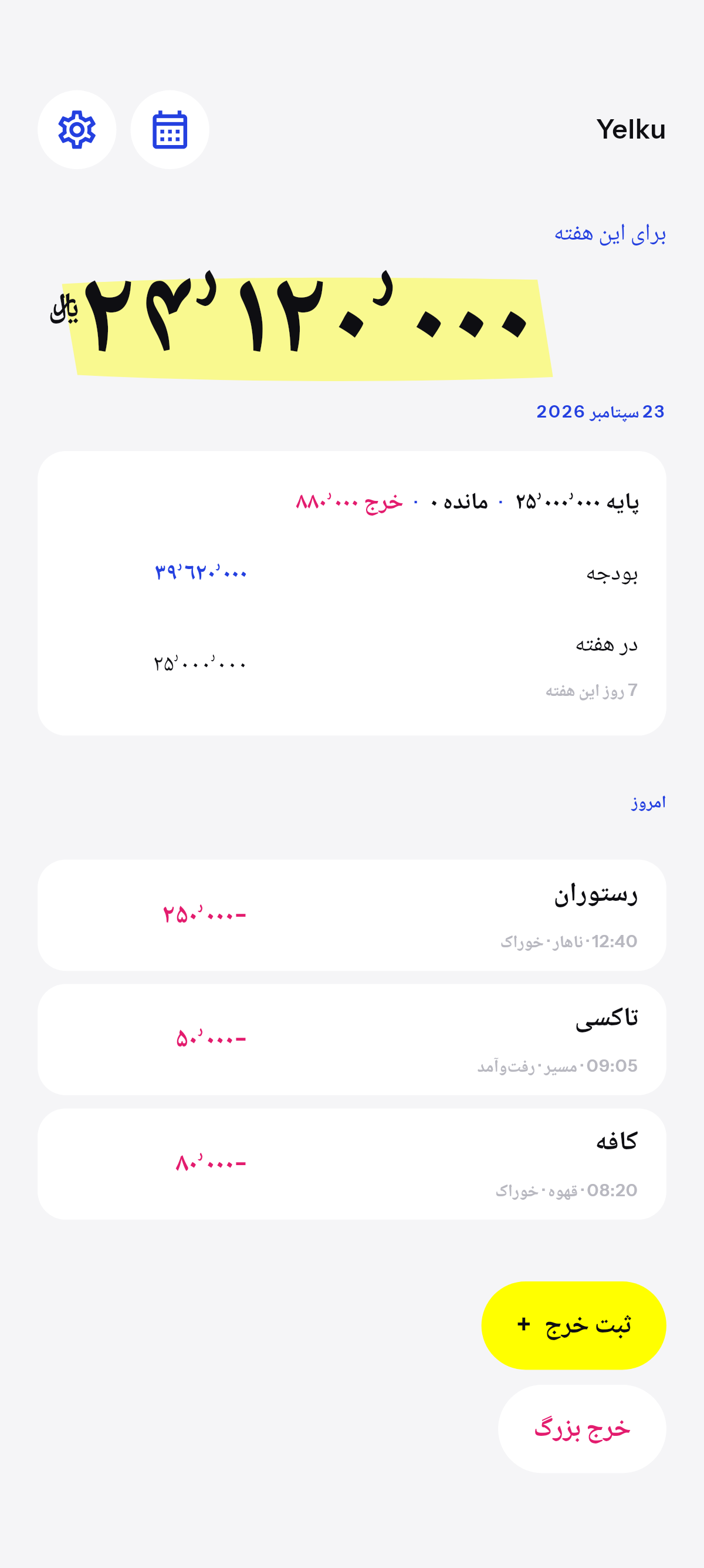 برای این هفته