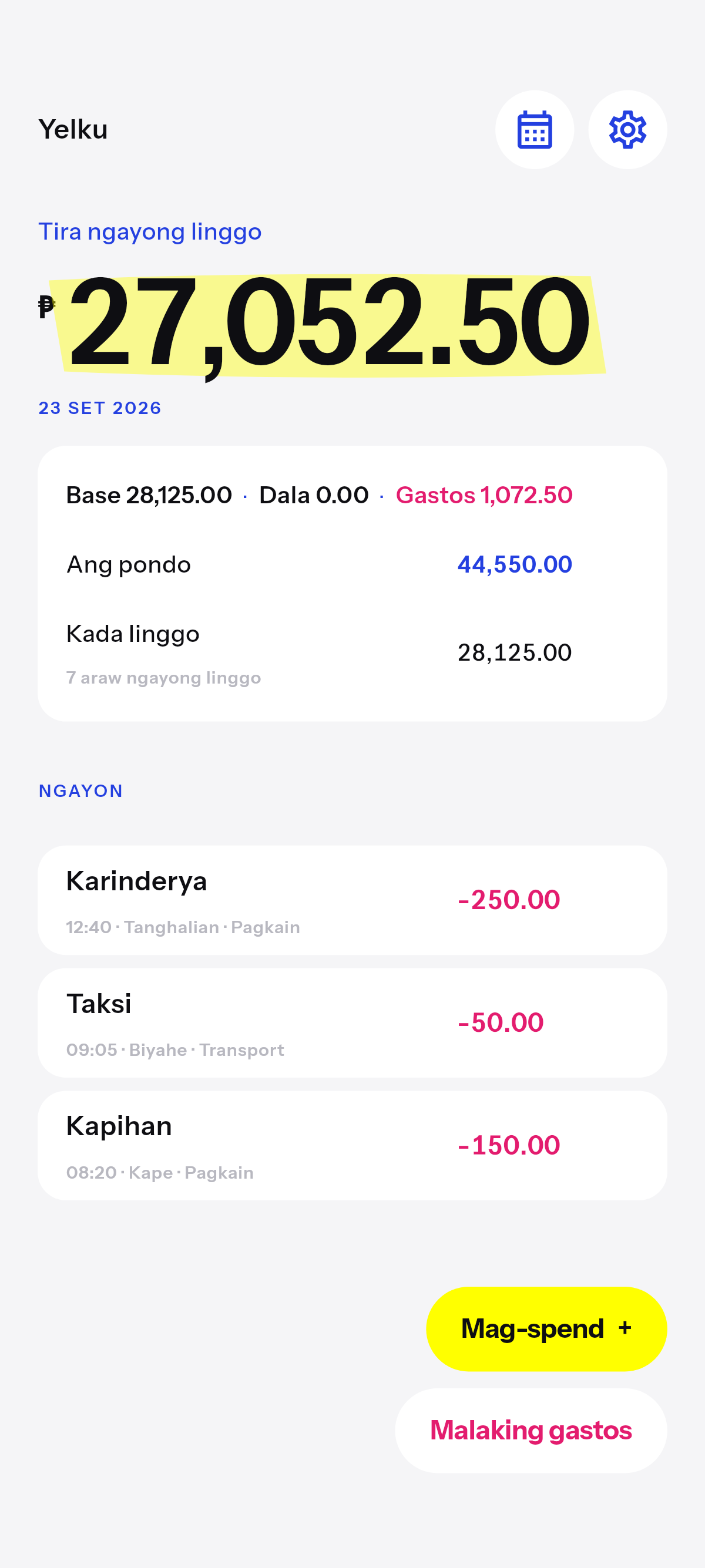 Lingguhang tira