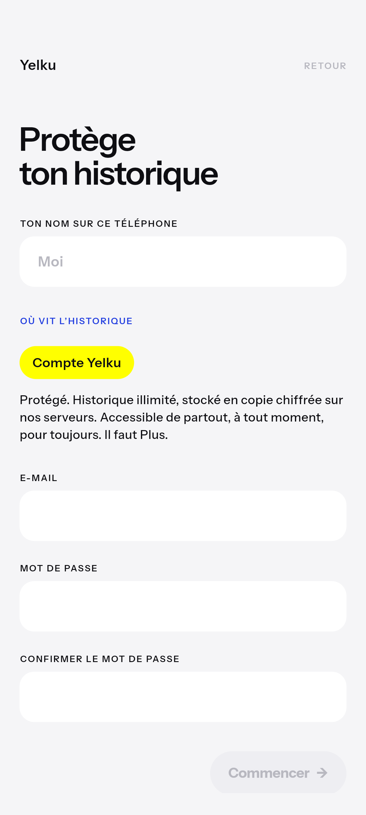 Un nouveau téléphone