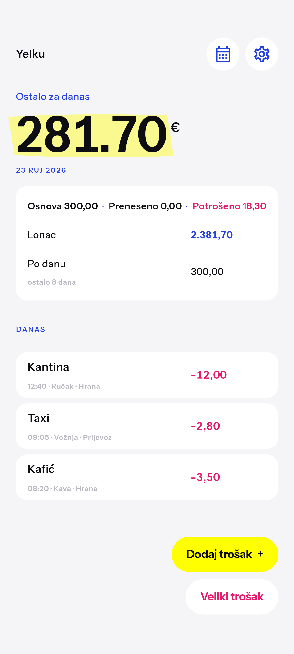 Ostalo za danas