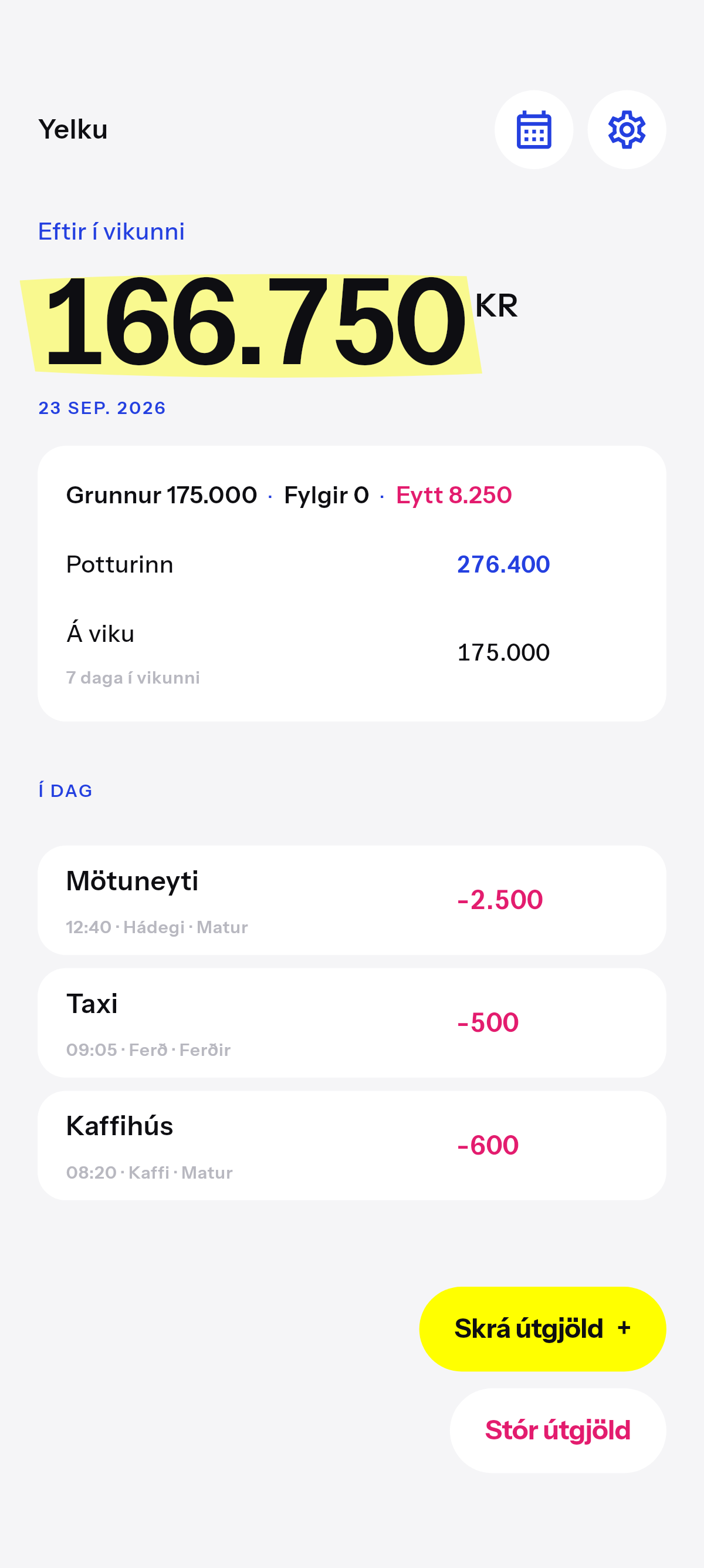 Vikulegt eftir