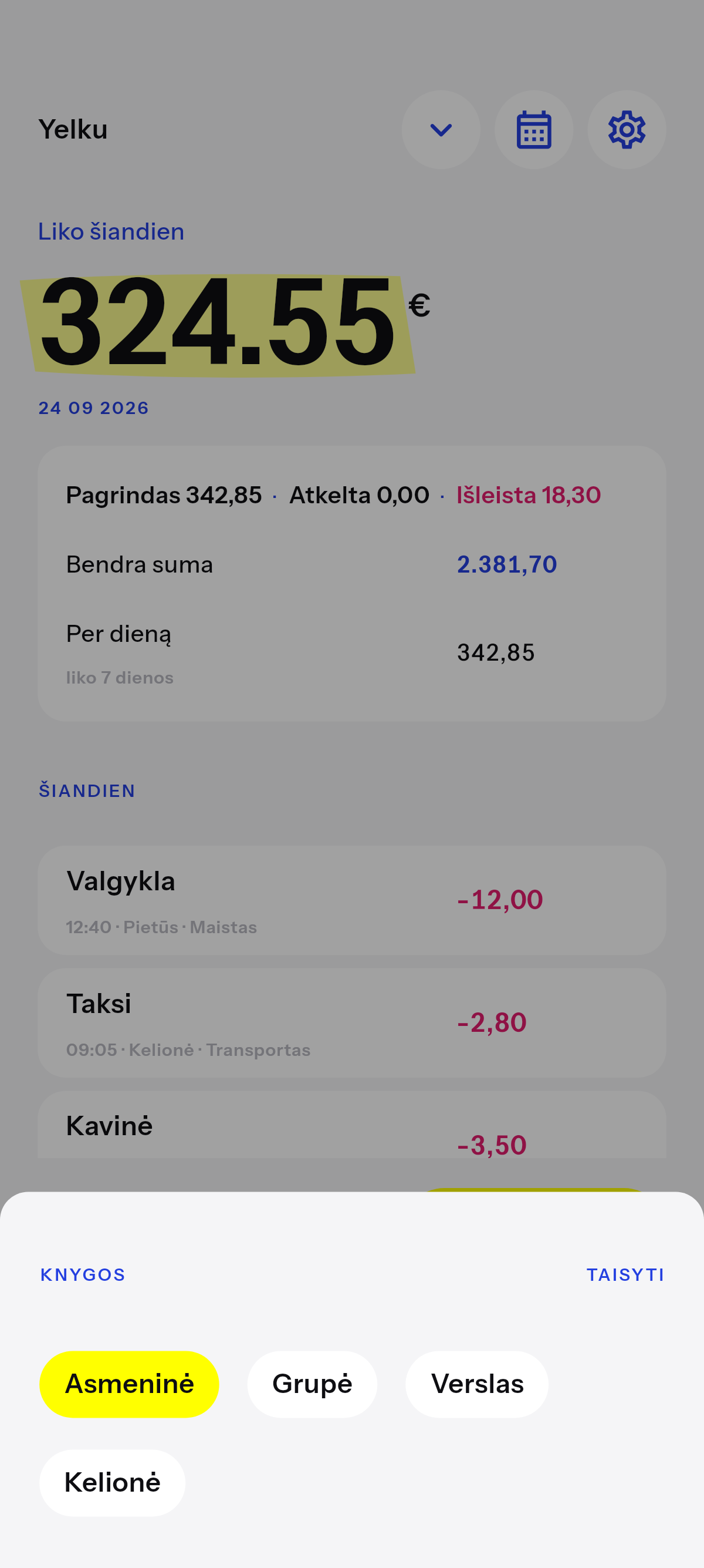 Kelios knygos