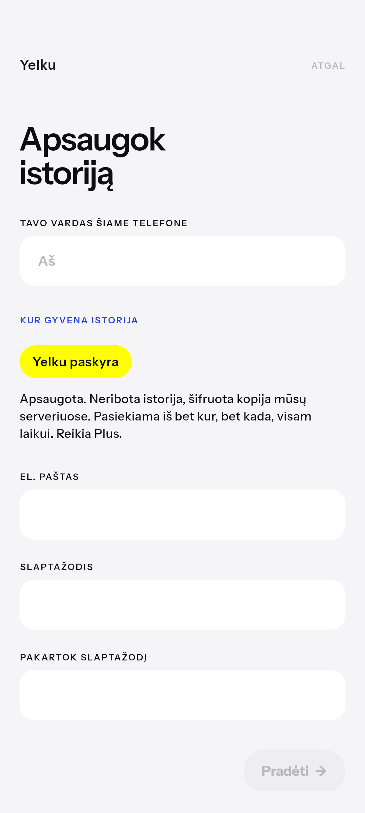 Naujas telefonas