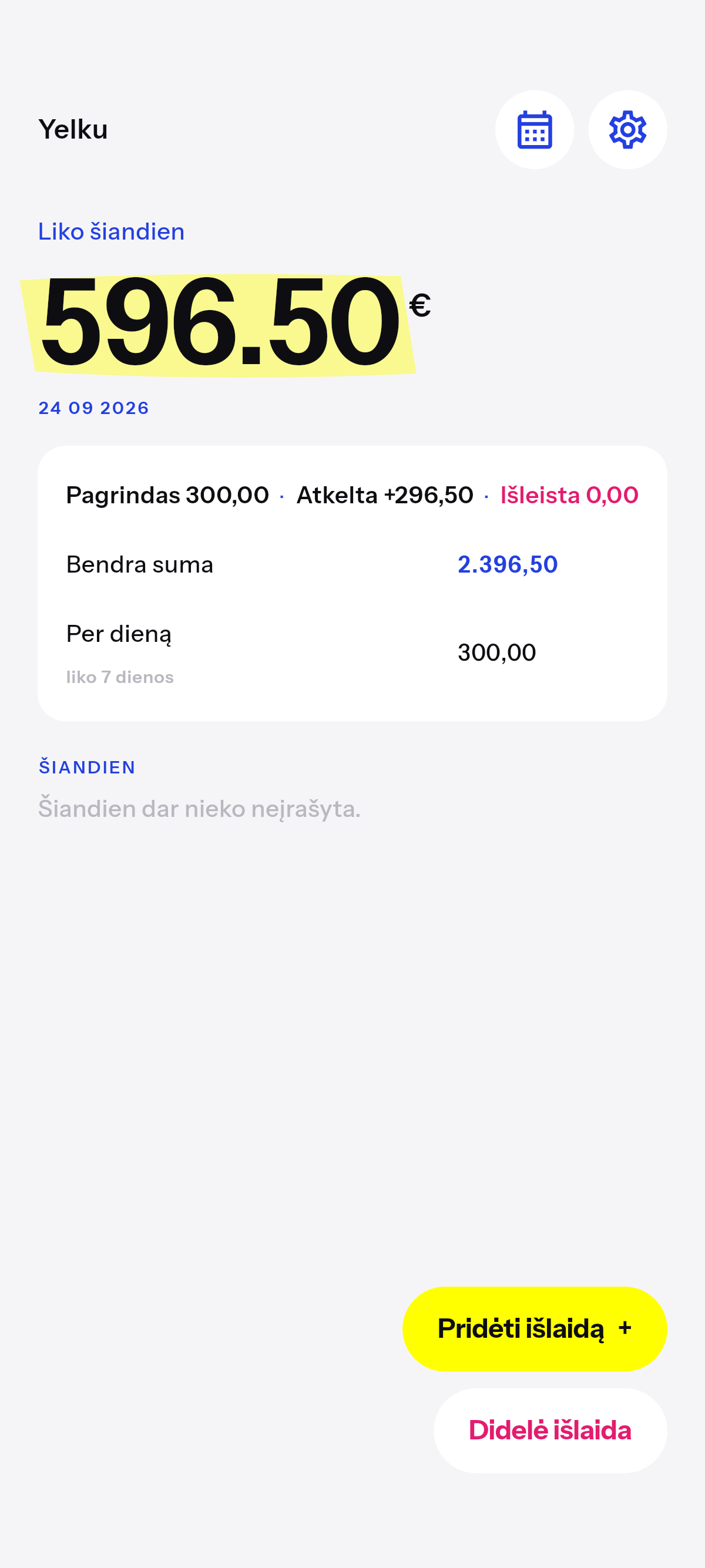 Kas lieka, keliauja. Trūkumas susitvarko per naktį.