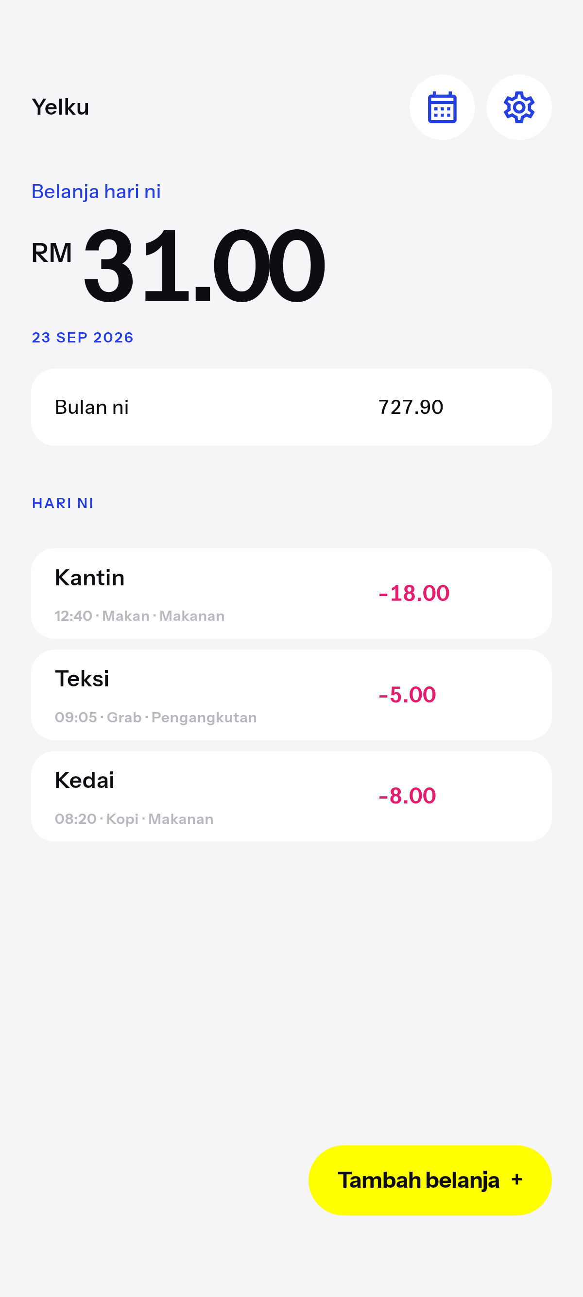 Catat sahaja