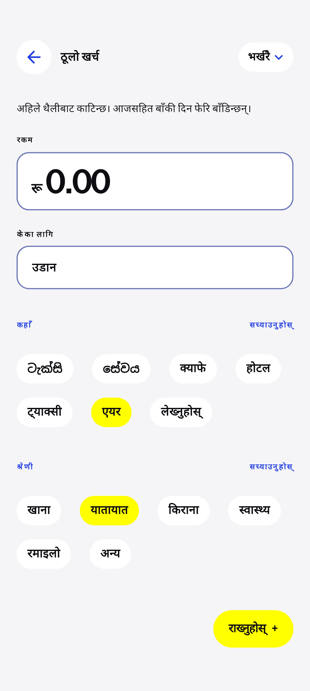 असामान्य कुरा अहिले थैलीबाट जान्छ.