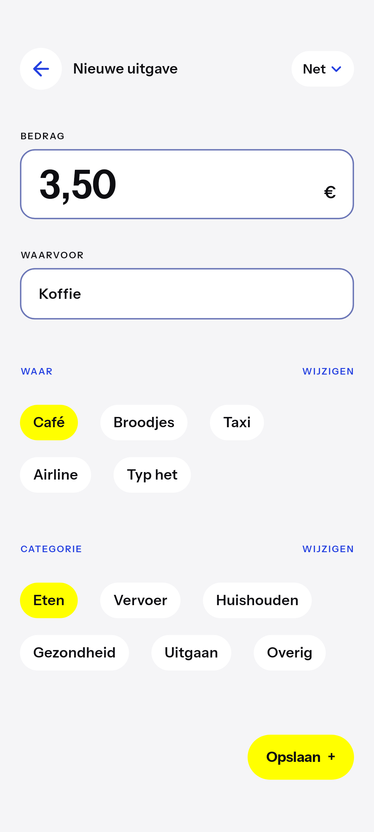 Koffie, lunch, een rit.