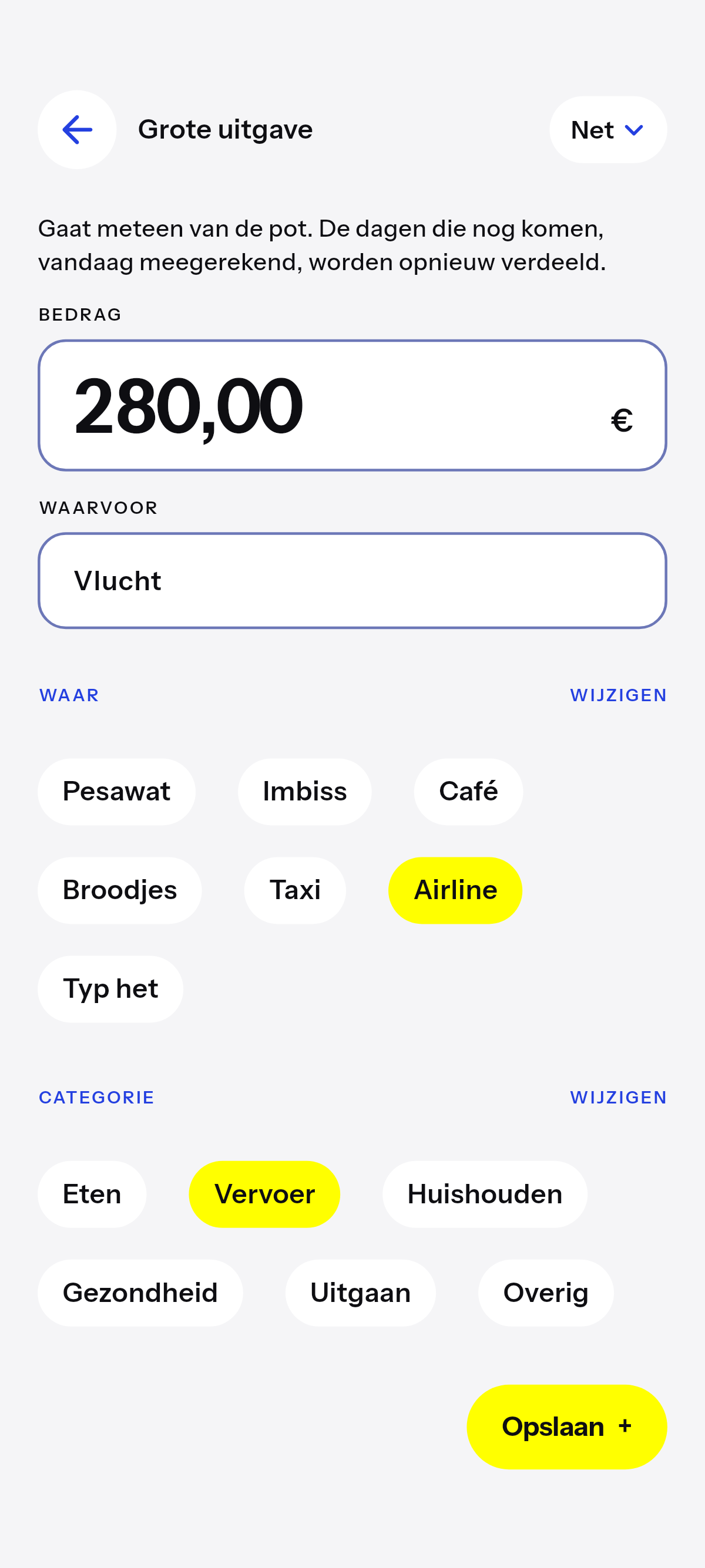 Wat niet gewoon is, gaat nu van de pot af.