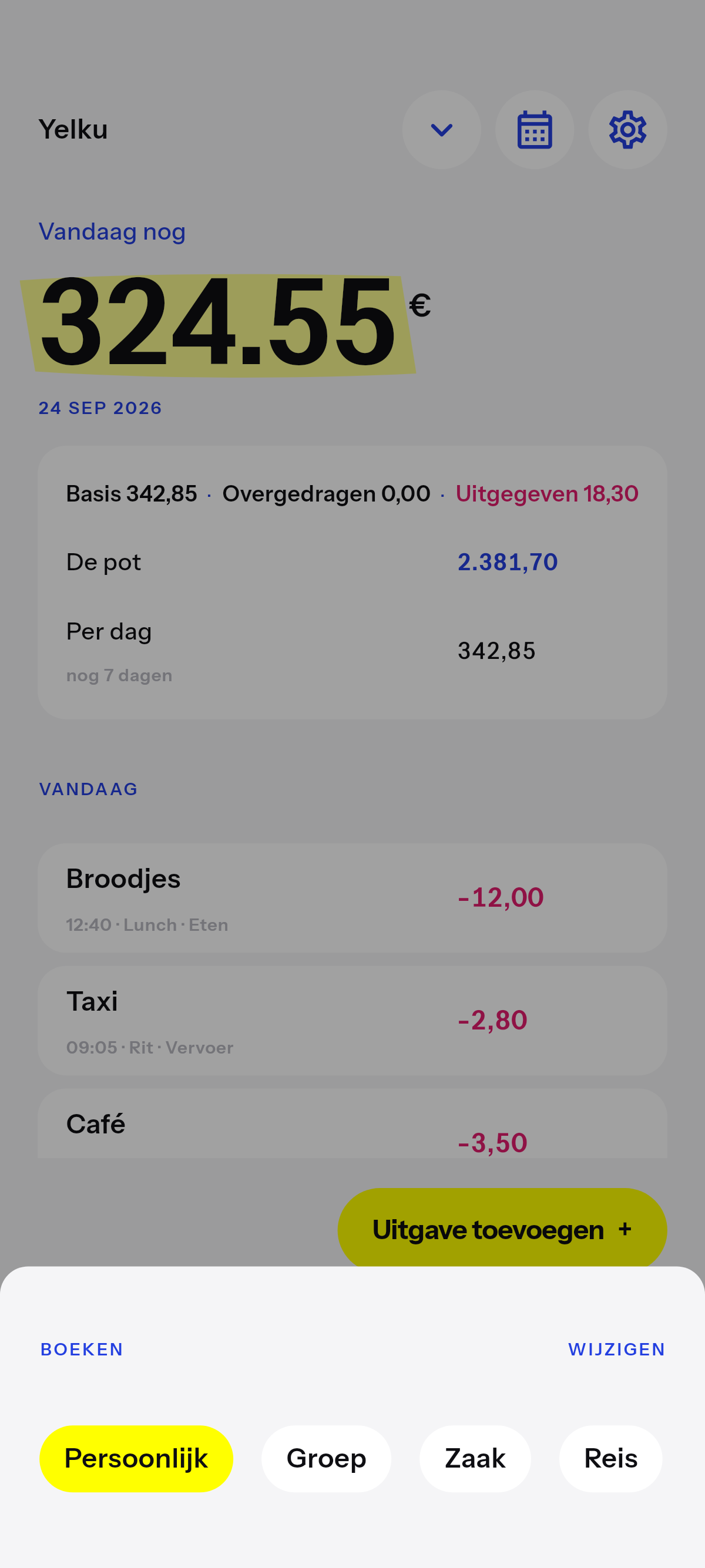 Meerdere boeken