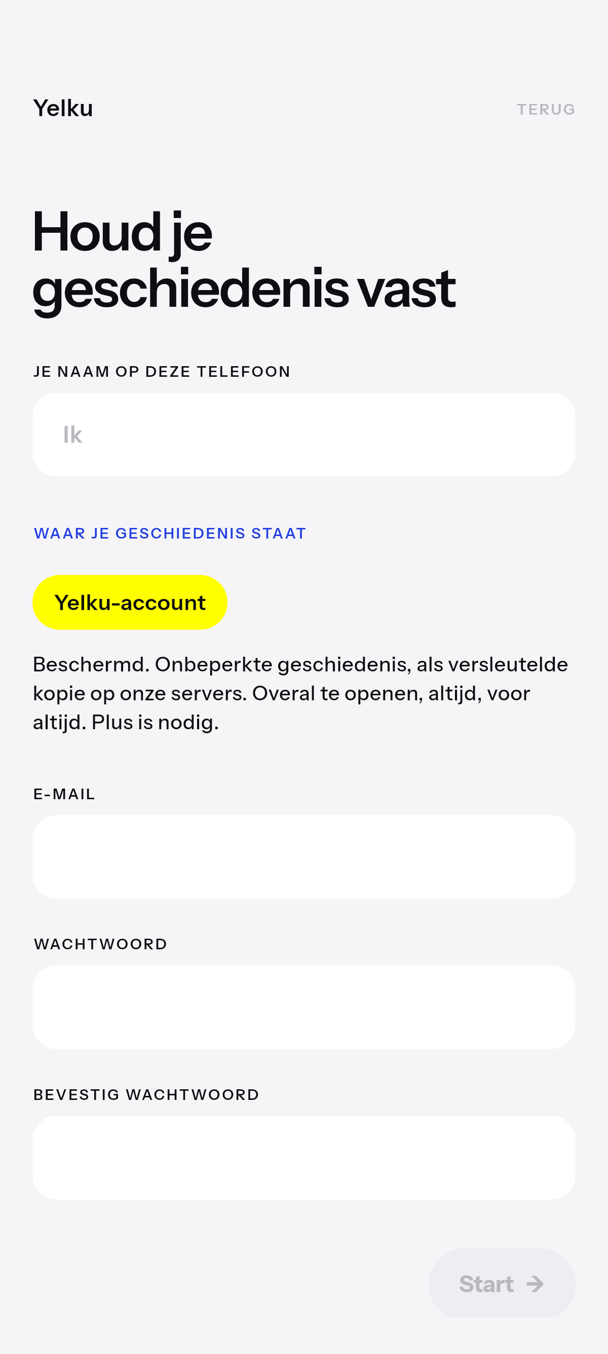 Een nieuwe telefoon
