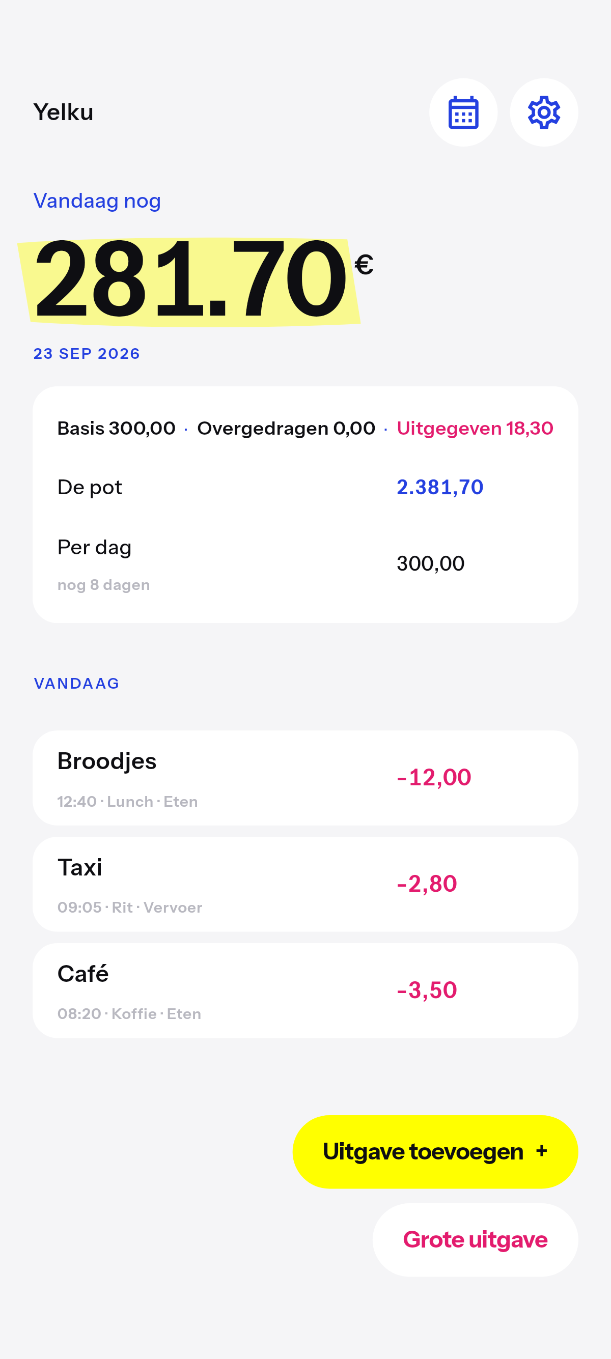 Vandaag nog