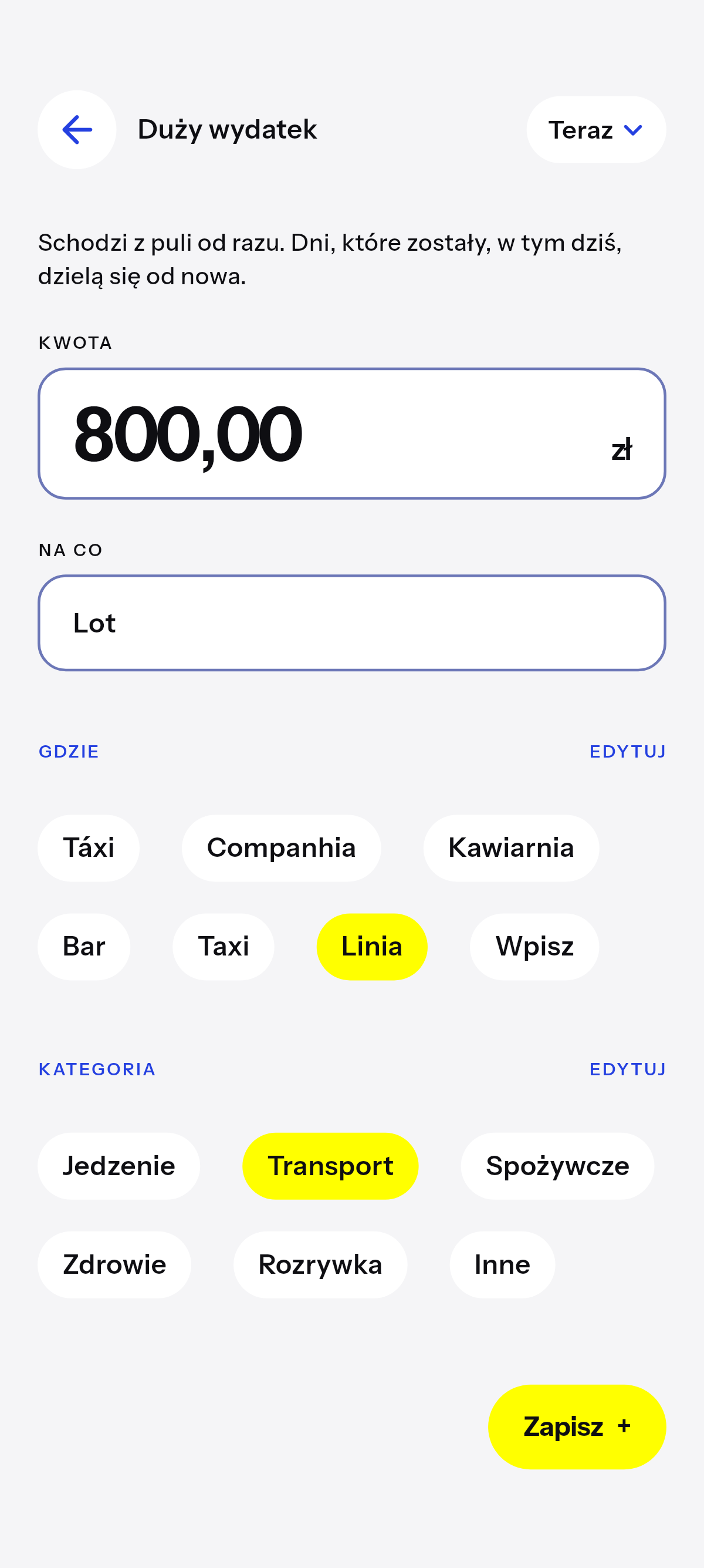 To, co niecodzienne, schodzi z puli teraz.
