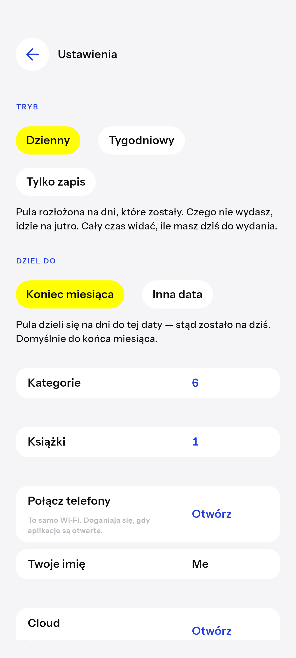 Dzienny, tygodniowy albo tylko zapis.