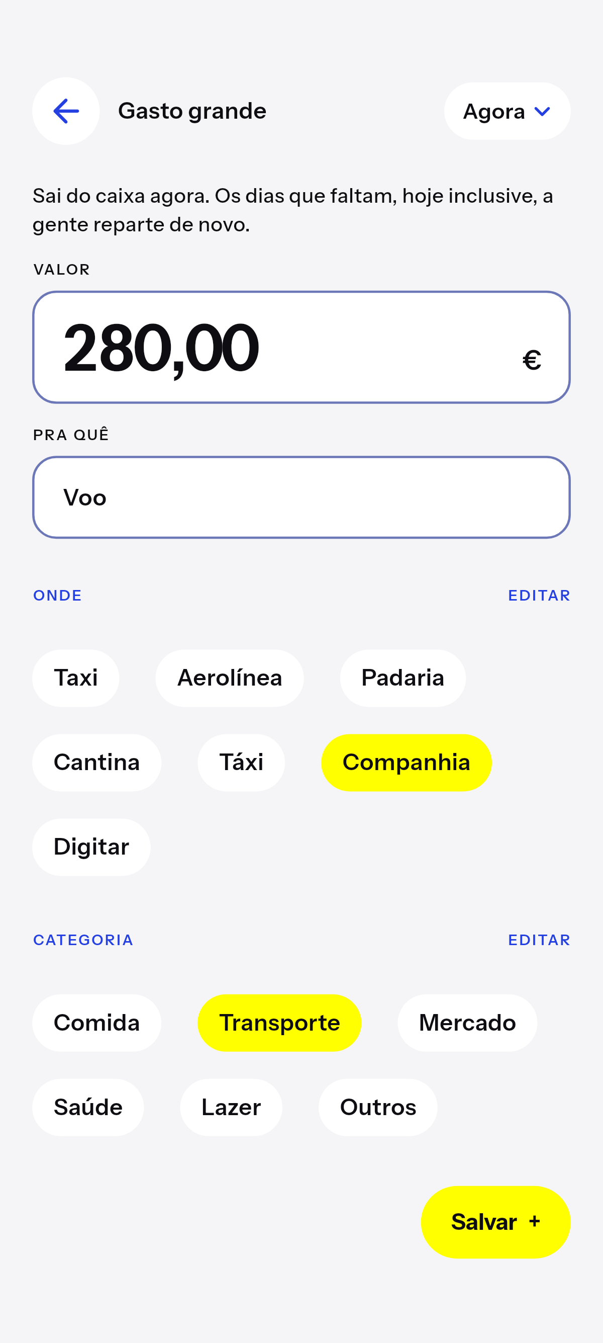 O fora do comum sai do caixa agora.