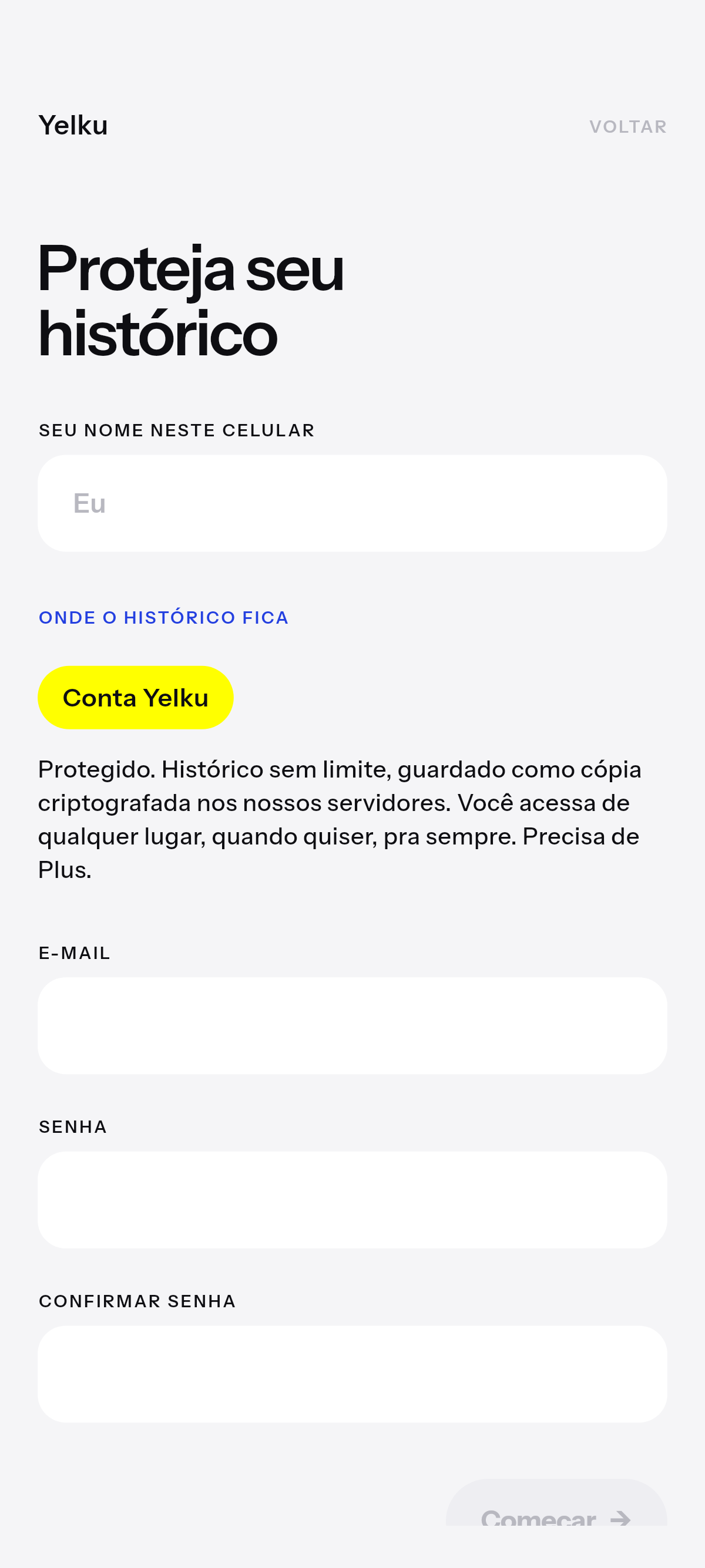 Um celular novo