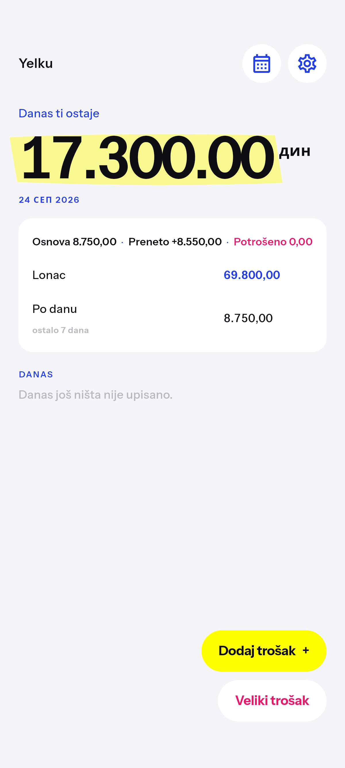 Ono što ostane prelazi. Minus se namiri preko noći.