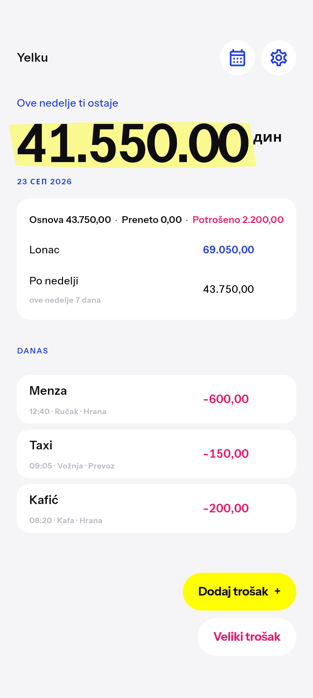 Nedeljno ove nedelje ti ostaje