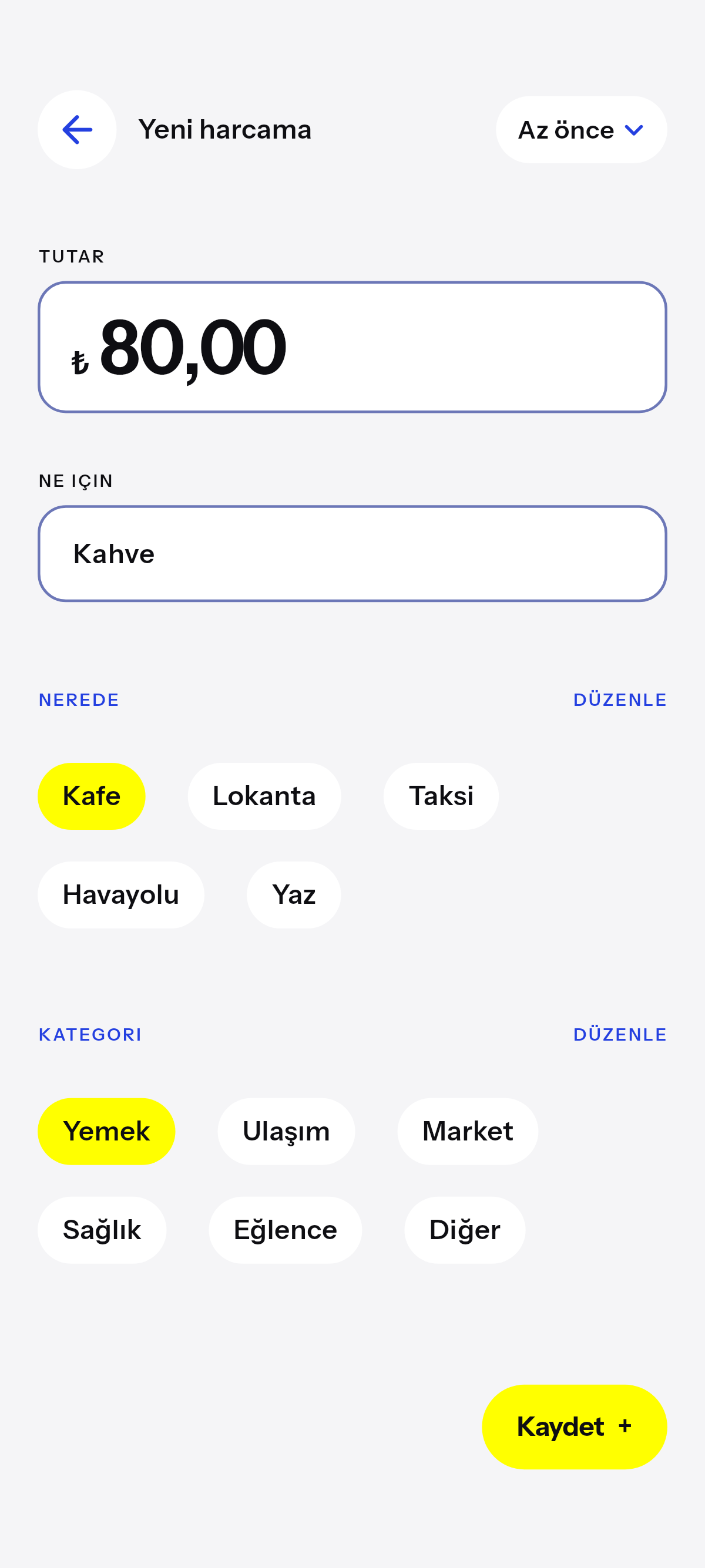 Kahve, öğle, yol.