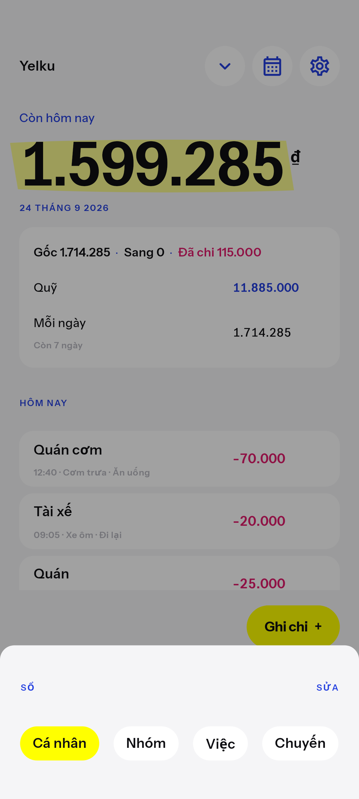 Nhiều sổ