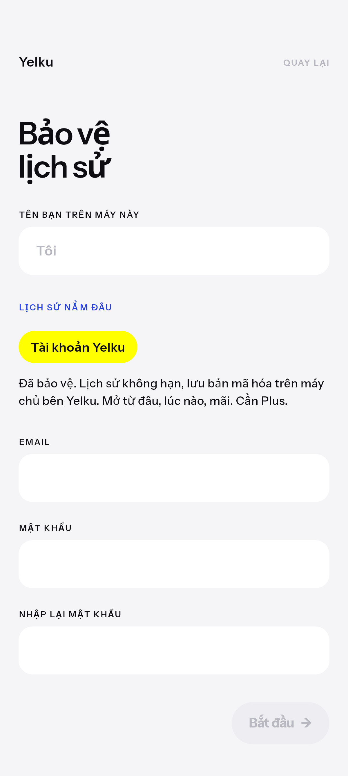 Máy mới