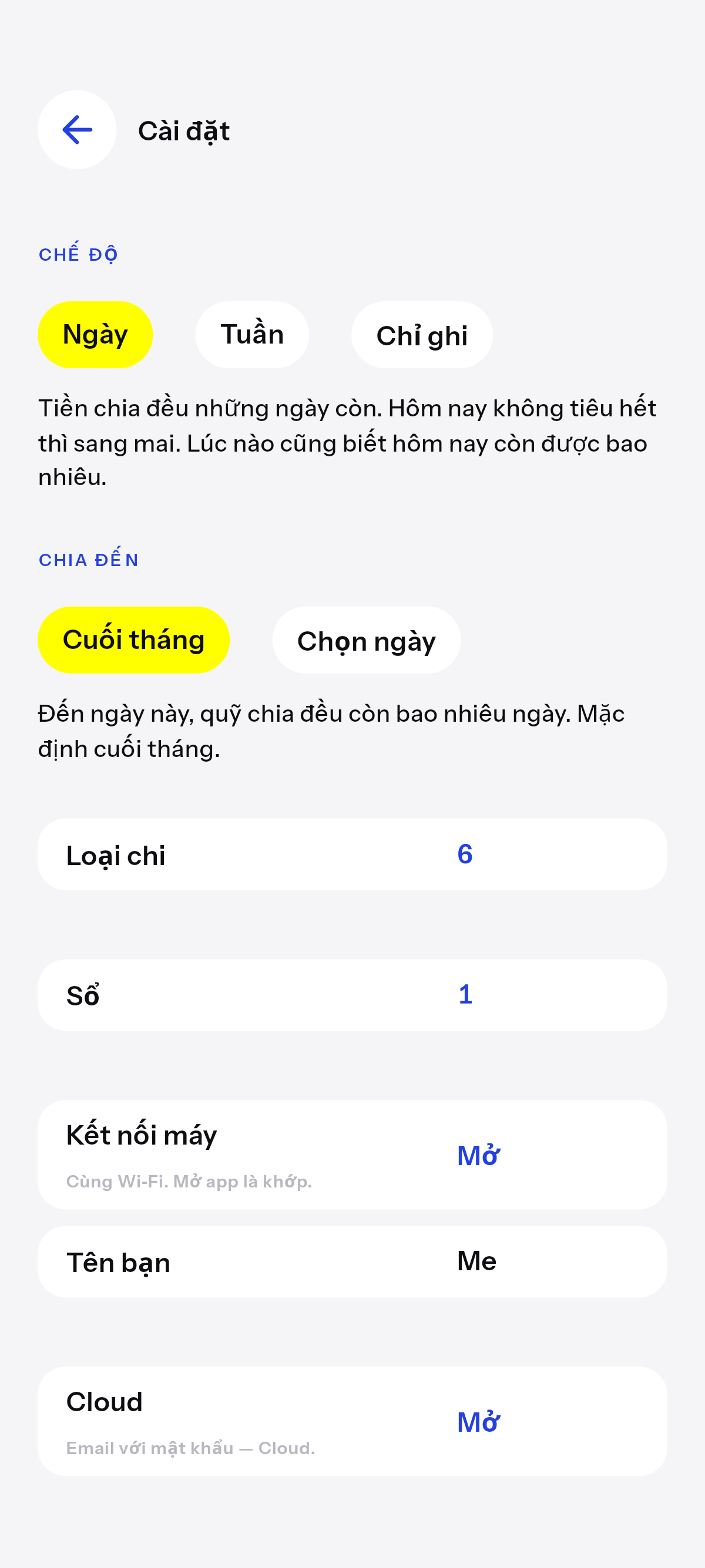 Ngày, tuần, hoặc chỉ ghi.