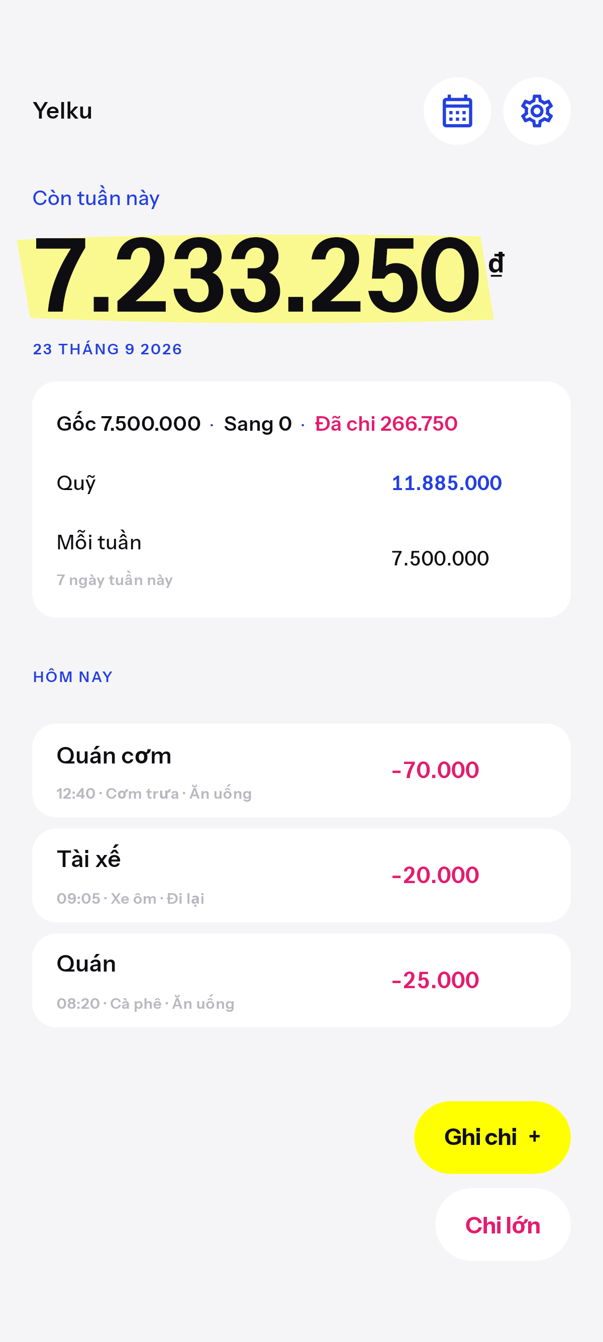 Số còn theo tuần